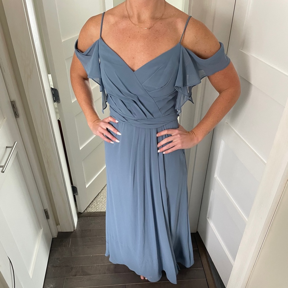 Bill levkoff slate dress